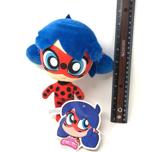 Miraculous Ladybug Zag Chibis - Lady Bug Plush Toy - Picture 3 of 3